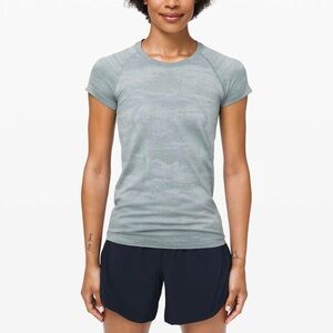 Lululemon Swiftly‎ Speed Short Sleeve, Aqua Smoke